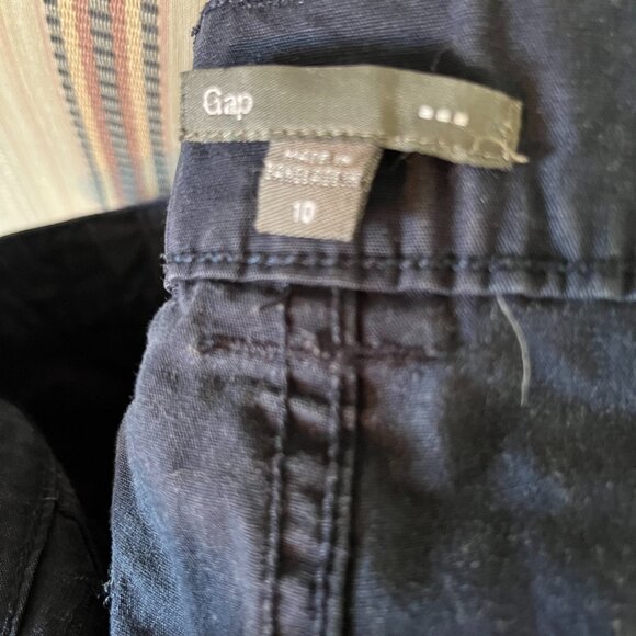 Gap Womens' Capri Pants Navy Blue Size 10 - Picture 7 of 7